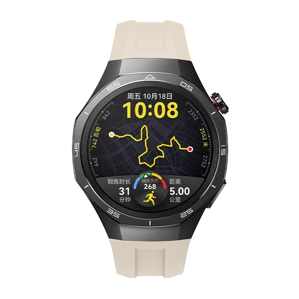 Huawei Watch GT5 Pro 46mm Zore KRD-130 Silikon Kordon Strap Kayış Siyah