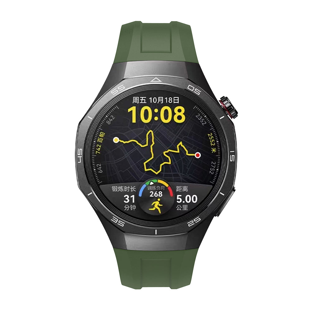 Huawei Watch GT5 Pro 46mm Zore KRD-130 Silikon Kordon Strap Kayış Siyah