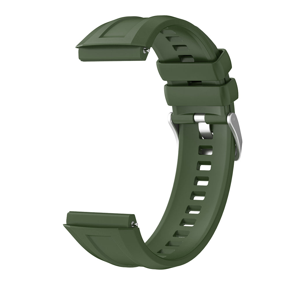 Huawei Watch GT5 Pro 46mm Zore KRD-130 Silikon Kordon Strap Kayış Gri