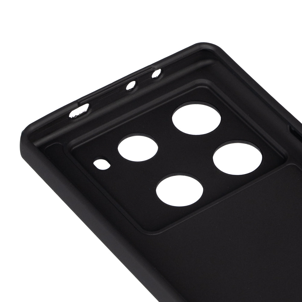 İnfinix Note 40 Pro Plus 5G Kılıf Zore Biye Silikon Siyah