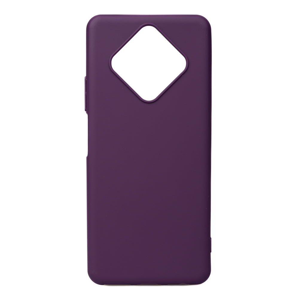 İnfinix Zero 8 Kılıf Zore Biye Silikon Mor