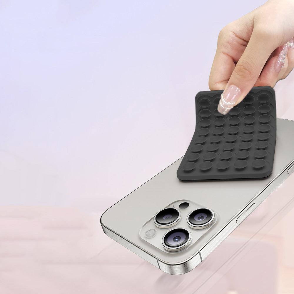 Kare Öpücüklü 01 Silikon Telefon Tutucu Mint