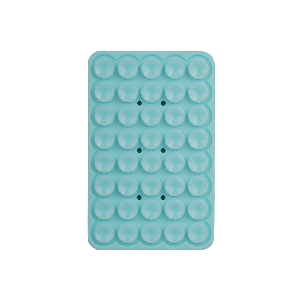 Kare Öpücüklü 01 Silikon Telefon Tutucu Açık Mor