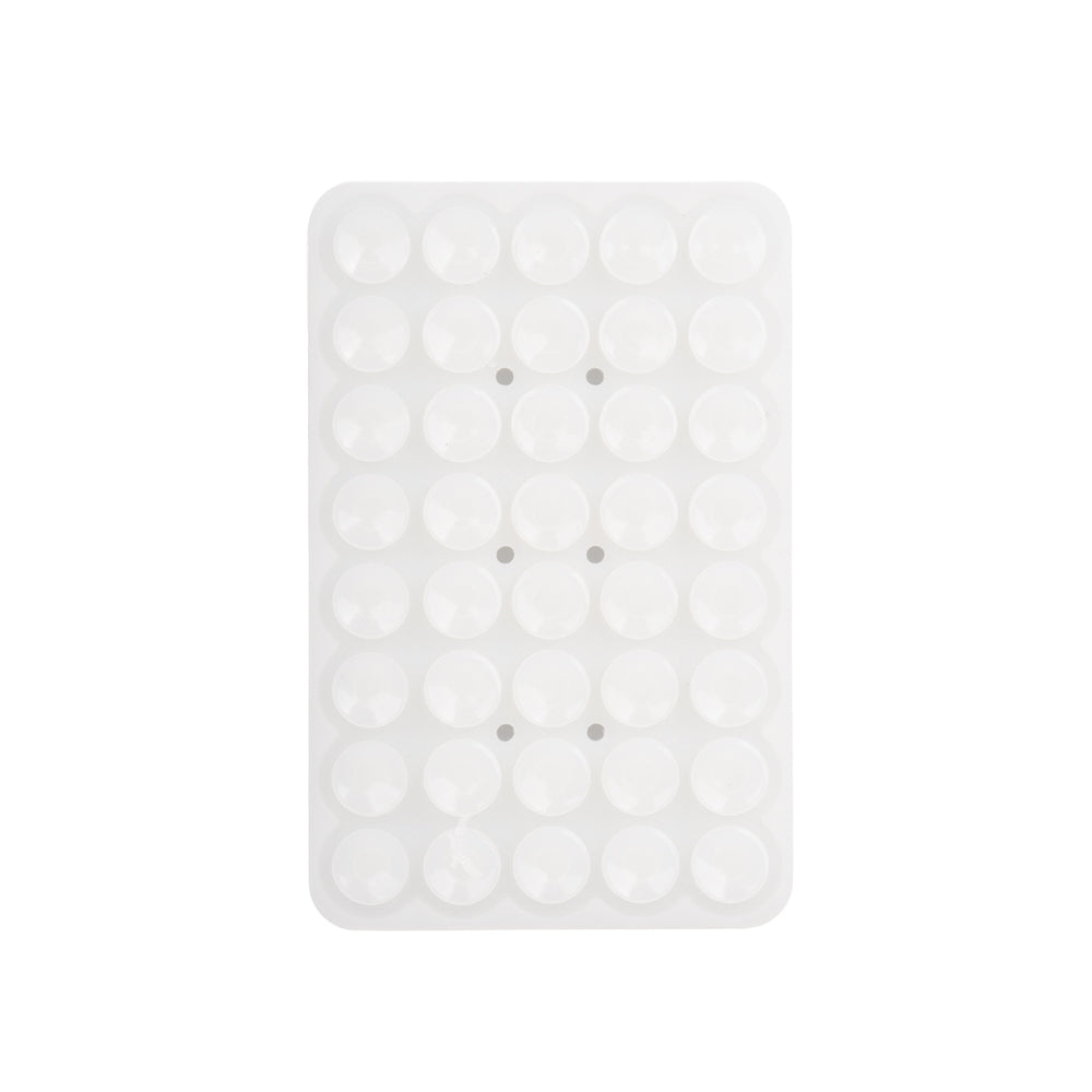 Kare Öpücüklü 02 Fosforlu Silikon Telefon Tutucu Şeffaf