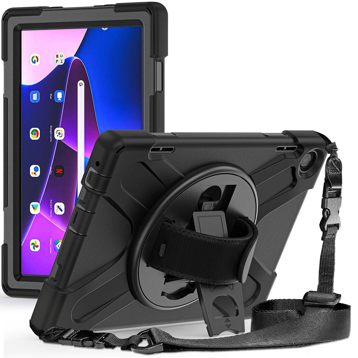 Lenovo Tab M10 HD (2.Nesil) 2022 Zore Defender Tablet Silikon Siyah