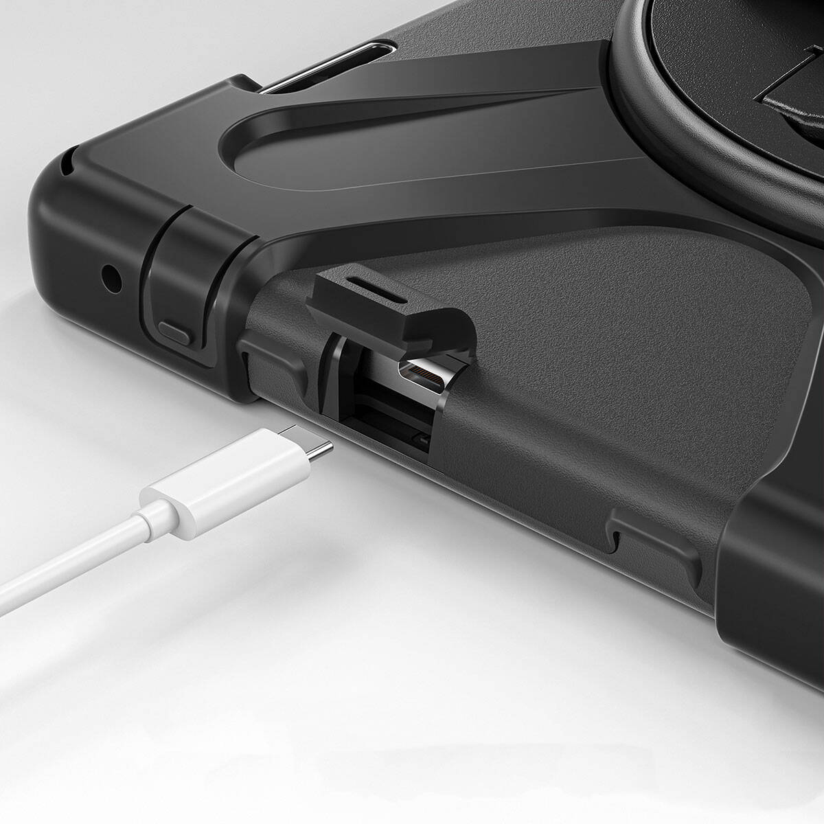 Lenovo Tab M10 HD (2.Nesil) 2022 Zore Defender Tablet Silikon Siyah