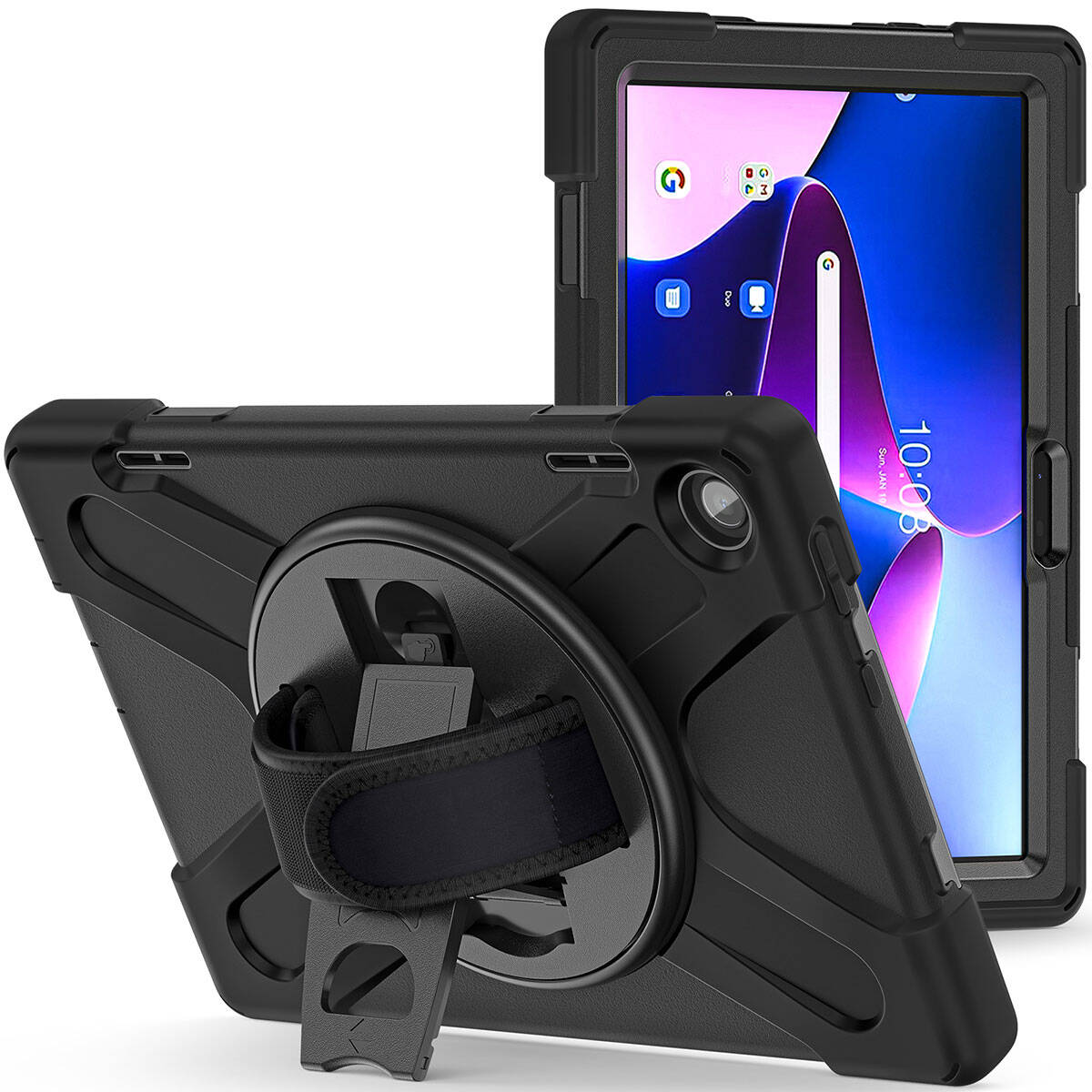 Lenovo Tab M10 HD (2.Nesil) 2022 Zore Defender Tablet Silikon Siyah