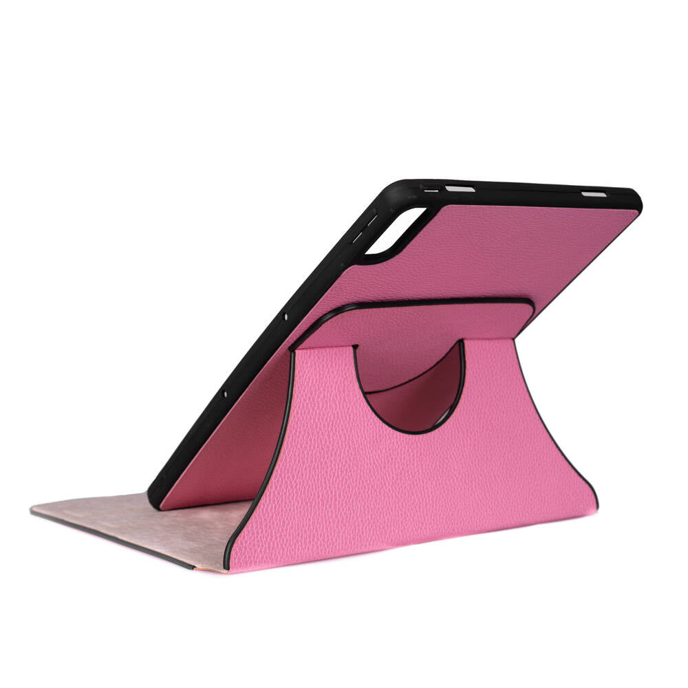 Lenovo Tab P11 11.5" (2.Nesil) Zore Fest Dönebilen Standlı Kılıf Pudra