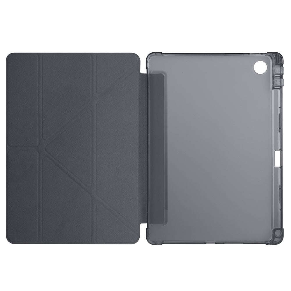 Lenovo Tab TB-311FU Kılıf Zore Tri Folding Kalem Bölmeli Standlı Kılıf Koyu Yeşil