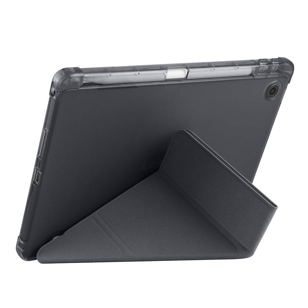 Lenovo Tab TB-311FU Kılıf Zore Tri Folding Kalem Bölmeli Standlı Kılıf Mavi