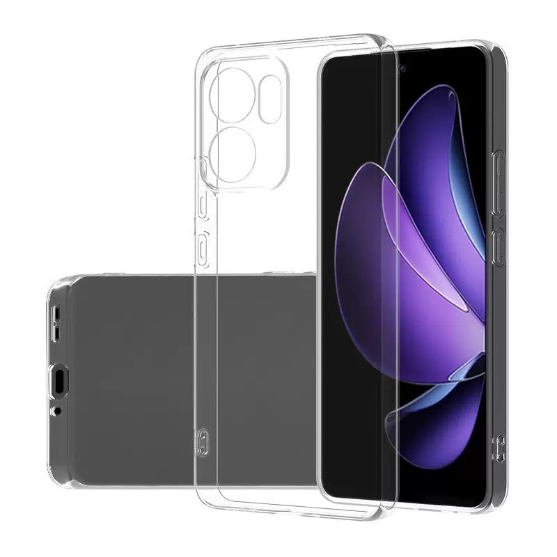 Oppo Reno 13F 5G Kılıf Zore Süper Silikon Kapak Şeffaf