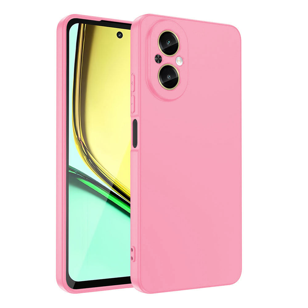 Realme 12 Lite Kılıf Zore Mara Lansman Kapak Pembe