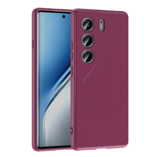 Tecno Camon 40 4G Kılıf Zore Mara Lansman Kapak Koyu Mor