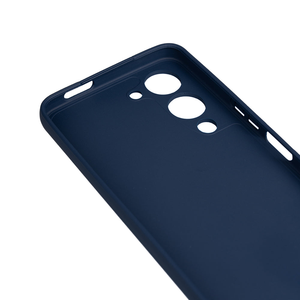 Vivo Y04 Kılıf Zore Biye Silikon Lila