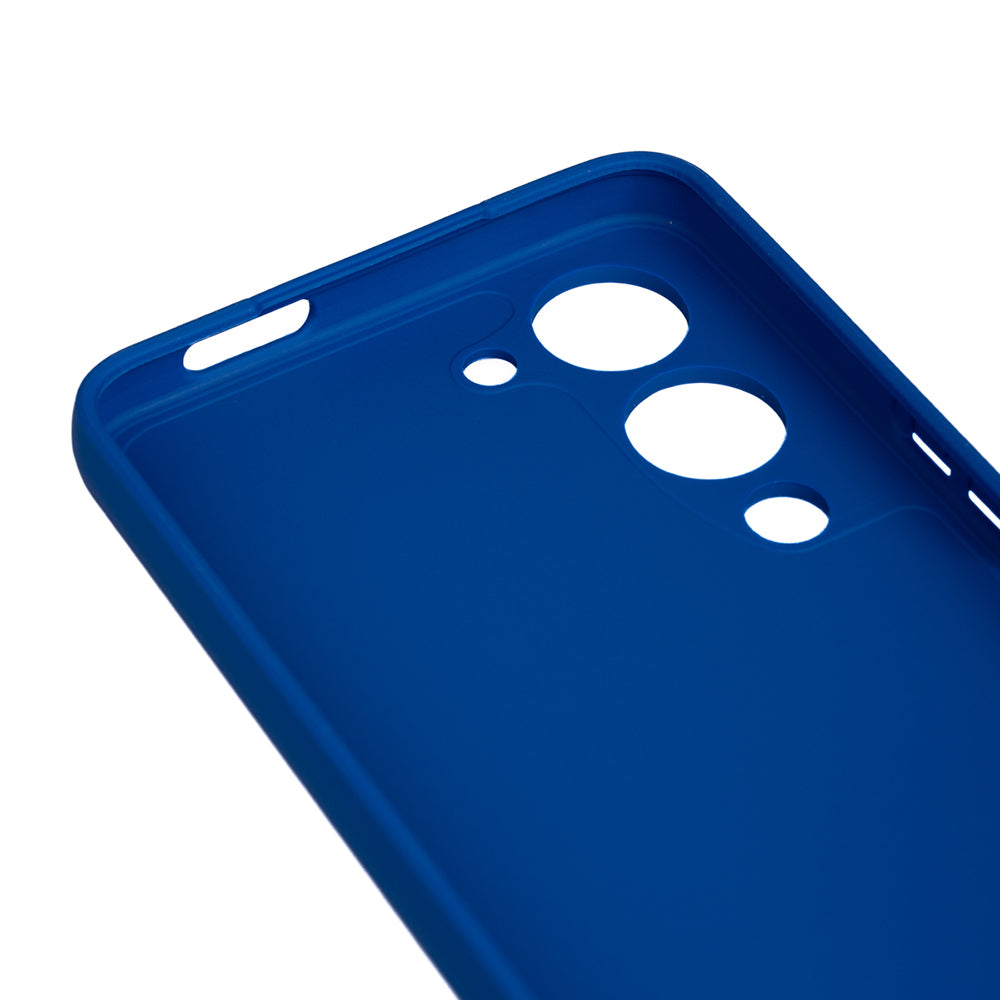 Vivo Y04 Kılıf Zore Biye Silikon Lacivert