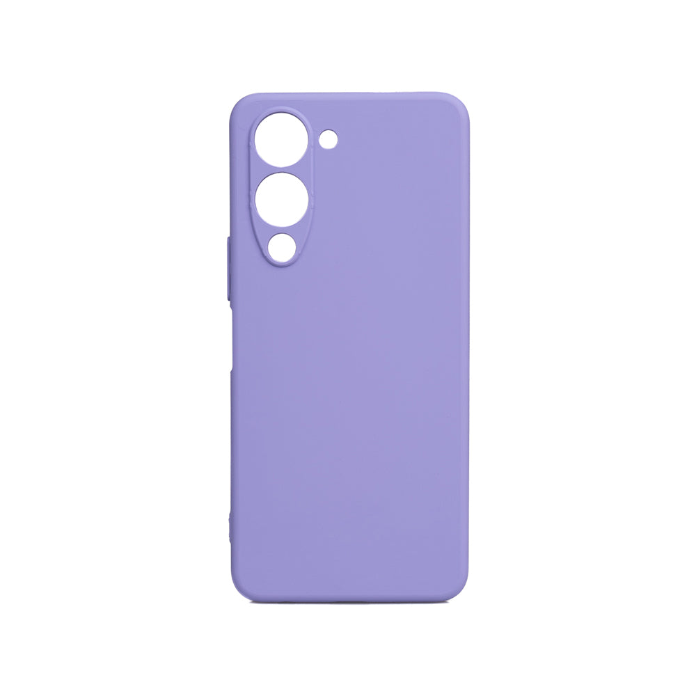 Vivo Y04 Kılıf Zore Biye Silikon Lila