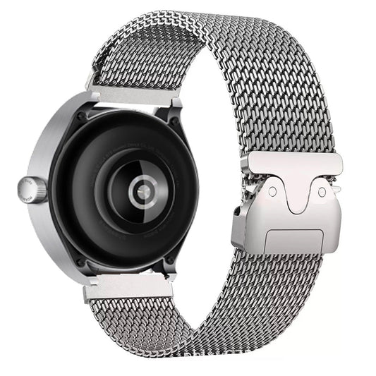 Xiaomi Amazfit Pace Zore KRD-100 22mm Titanyum Hasır Kordon Titanyum-Gümüş