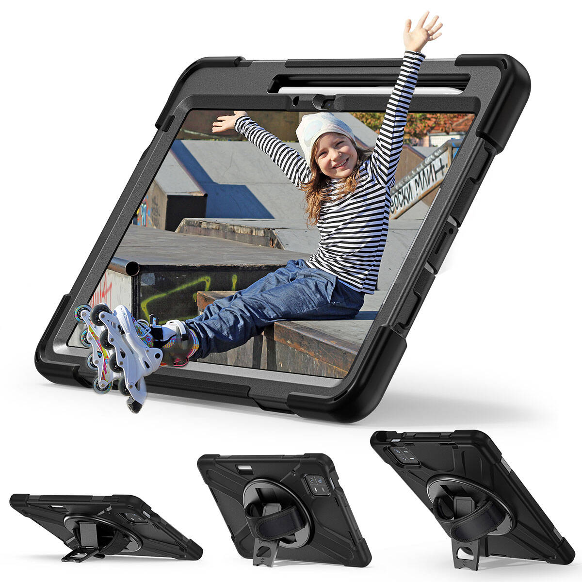 Xiaomi Pad 6 Zore Defender Tablet Silikon Siyah