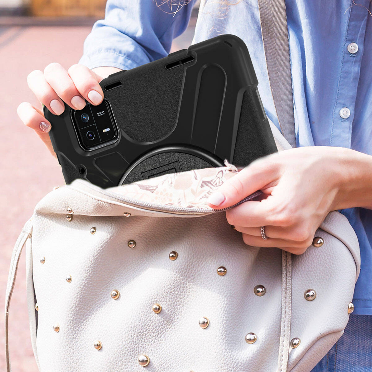 Xiaomi Pad 6 Zore Defender Tablet Silikon Siyah