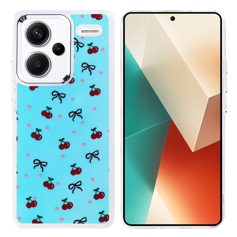 Xiaomi Redmi Note 13 Pro Plus 5G Kılıf Airbag Tasarımlı Zore Hadra Kapak Kiraz