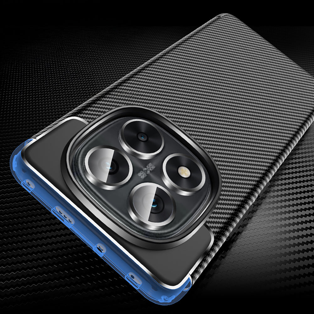 Xiaomi Redmi Note 14 Pro Plus Kılıf Zore Negro Silikon Kapak Lacivert