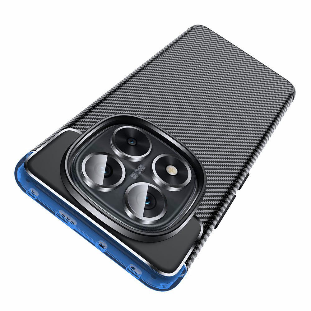 Xiaomi Redmi Note 14 Pro Plus Kılıf Zore Negro Silikon Kapak Lacivert