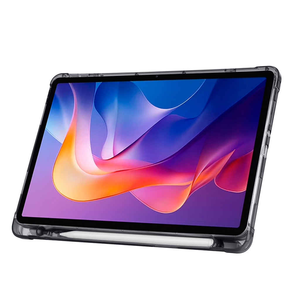 Xiaomi Redmi Pad 2 Kılıf Zore Tri Folding Kalem Bölmeli Standlı Kılıf Rose Gold