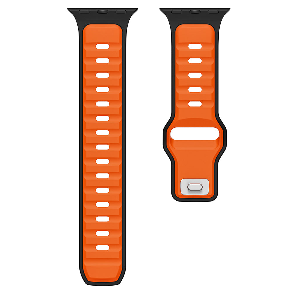 Xiaomi Redmi Watch 5 Active Zore KRD-135 22mm Silikon Kordon Strap Kayış Gümüş-Siyah