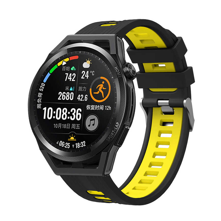 Xiaomi Redmi Watch 5 Active Zore KRD-55 Silikon Kordon Yeşil-Siyah
