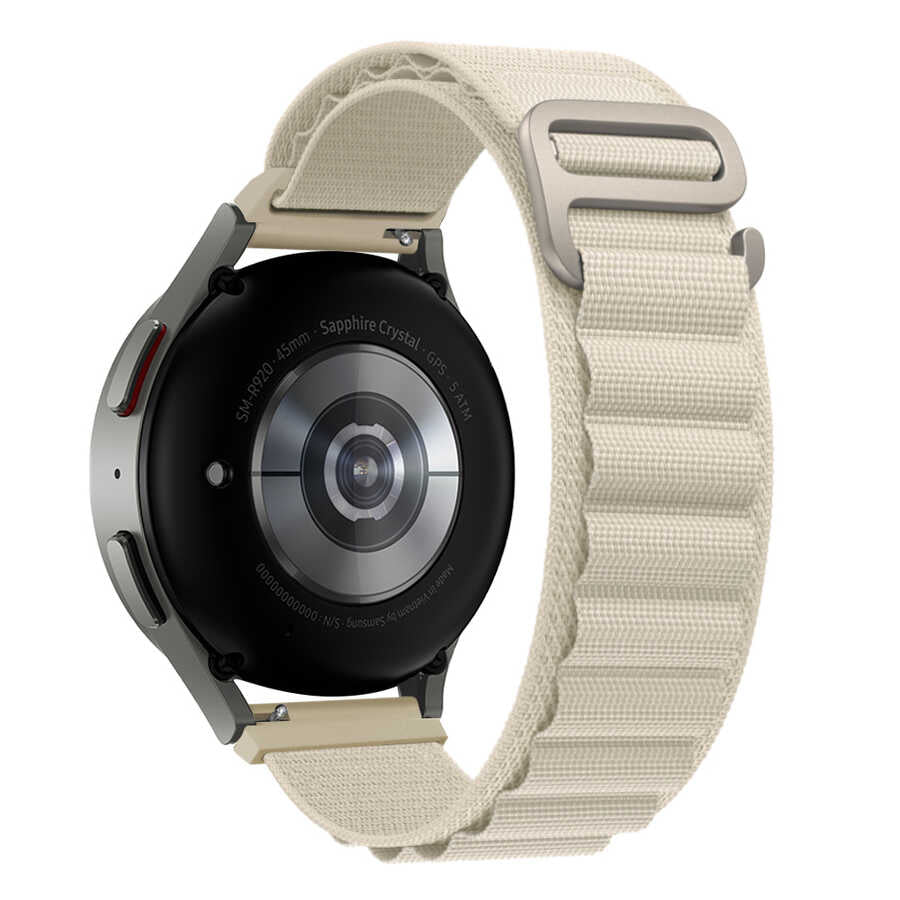 Xiaomi Redmi Watch 5 Active Zore KRD-74 22mm Hasır Kordon Beyaz